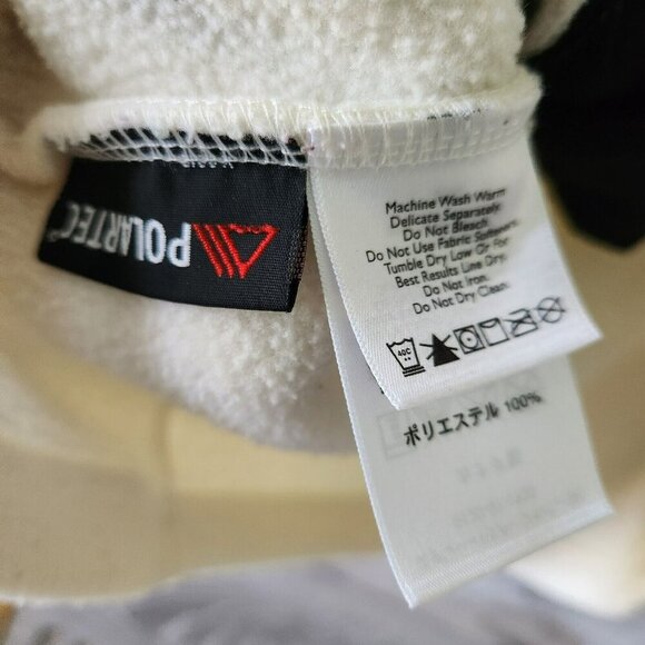 Eddie Bauer Vintage Womens Polartec Pockets Zip Golf Graphic Fleece Vest Sz M - Picture 7 of 16